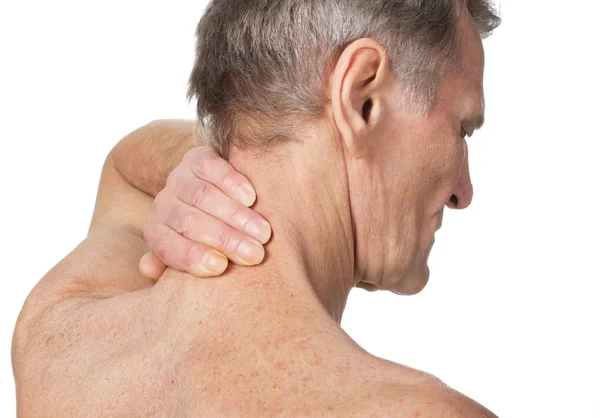 Adam gösteren ağrı kavramı — Stok fotoğraf