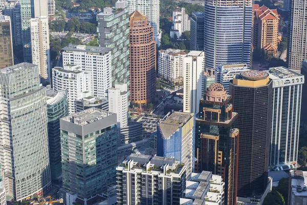 Vista de la ciudad Kuala Lumpur, Malasia — Foto de Stock