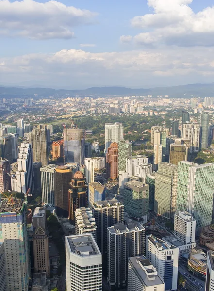 Vista para a cidade Kuala Lumpur, Malásia — Fotografia de Stock