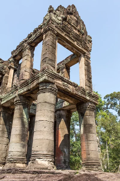 Elhagyott templom Angkor Wat, kambodzsai — Stock Fotó