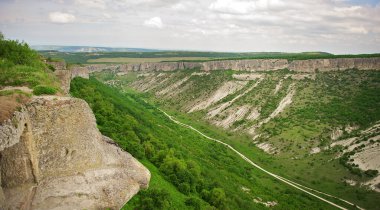 Kırım 'daki dağ manzarası.