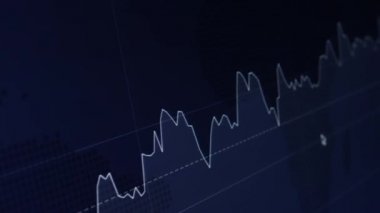 Venedik, İtalya - 06 Nisan 2021: PC ticaret uygulamasında borsa çizelgesi. Şifreleme para birimi grafiği çevrimiçi. Borsada Eth and BTC 'den alıntılar. Ethereum 'un borsa tablosu.