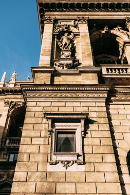 Budapeşte 'de eski bir bazilikanın cephesi