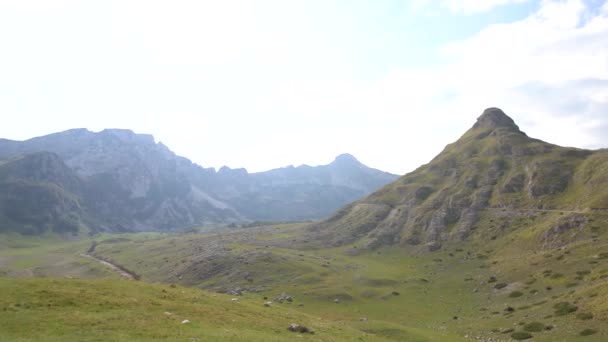 Passo Sedlo, Bobotov Kuk. Nord del Montenegro — Video Stock