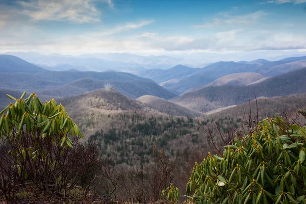 Utsikt från Blue Ridge Parkway — Stockfoto