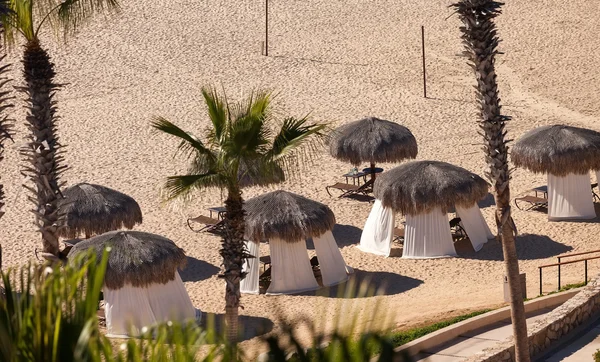 Luxury Cabanas on Cabo Beach — Stock Photo, Image