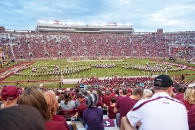 Halftime at Doak Campbell Stadium clipart