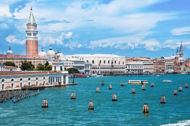 Meşgul Harbor Venedik, İtalya