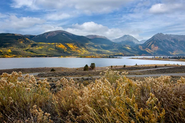 Paesaggio Panoramico Dei Laghi Gemelli Delle Montagne Rocciose Colorado — Foto Stock