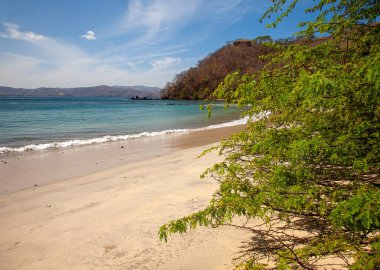 Beautiful coastline of Guanacaste, a province in northwestern Costa Rica bordering the Pacific Ocean