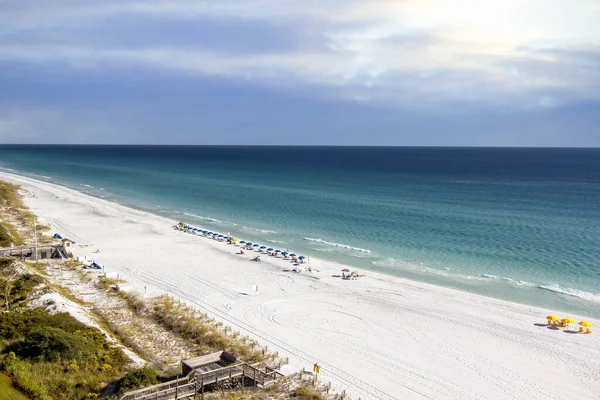 Zonnige Dag Destin Beach Panhandle Van Noord Florida — Stockfoto