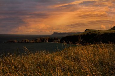 Kuzey İrlanda 'daki Antrim Sahil Hattı, Dev Geçidi' ne ve en dramatik kırsal alanlara ev sahipliği yapıyor..
