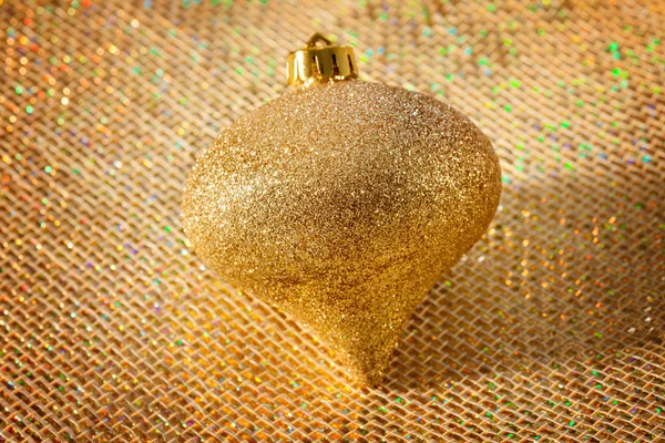 Gold Christmas Ornament — Stock Photo, Image