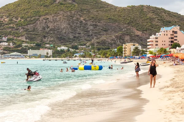 St. maarten strand — Stockfoto