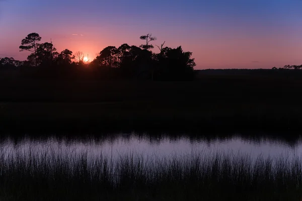 Sunset in St. Marks — Stock Photo, Image