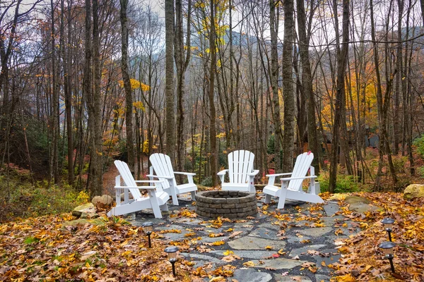 Firepit in the Mountains — Stock Photo, Image