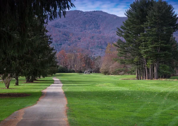 Krajina golfového hřiště — Stock fotografie