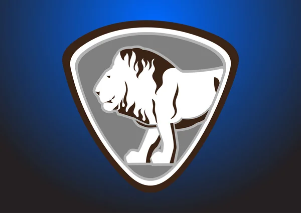 Loin mascotte sport — Stockvector