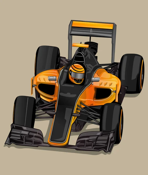 Formel 1 bil Royaltyfria illustrationer