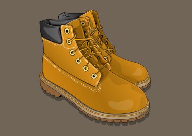 adam önyükleme kahverengi