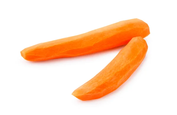 Peeled fresh carrots — Stock Photo, Image