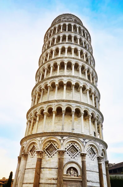 A Torre Inclinada, Pisa, Itália, Europa — Fotografia de Stock