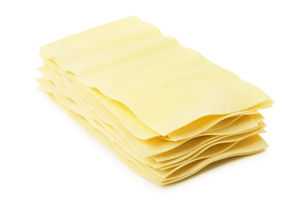 Uncooked lasagna pasta Stock Picture