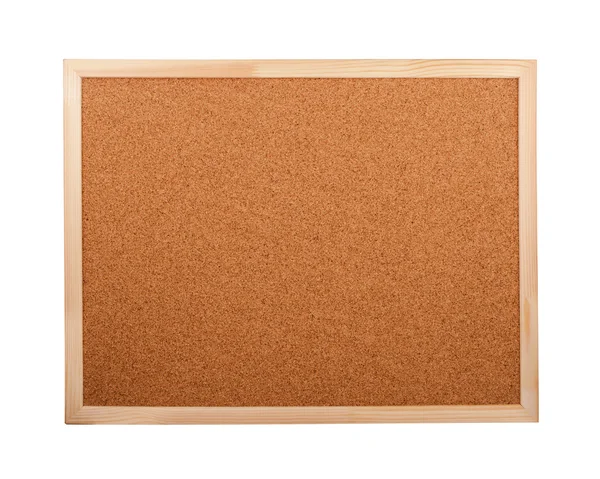 Cork board isolated on white Stock Photo