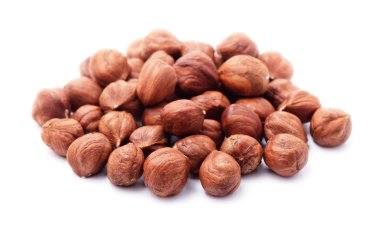 Yığın arıtılmış fındık