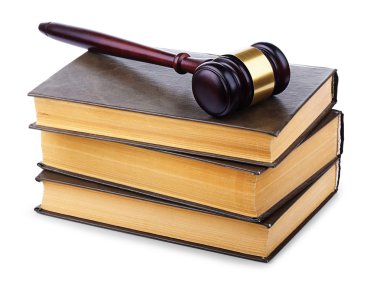 Tahta tokmak ve eski kitaplar.