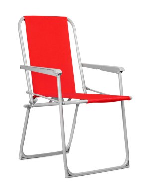 Red folding chair clipart