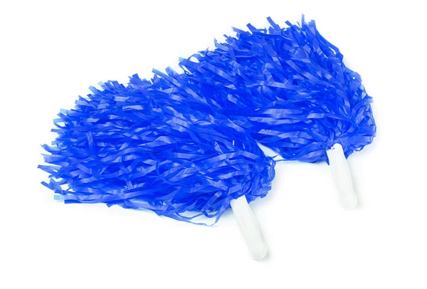 Blue pom-poms — Stock Photo, Image