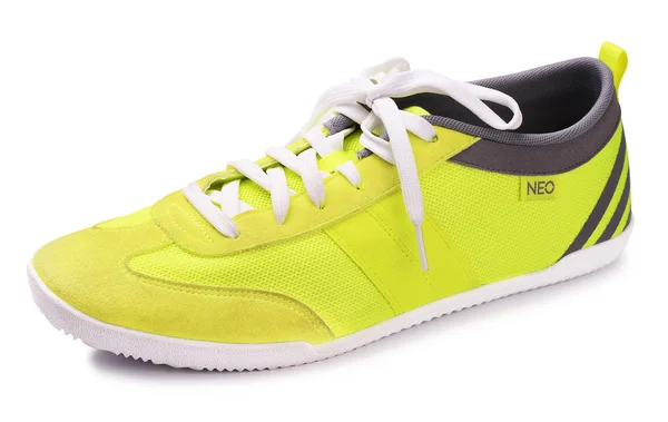 Yellow Adidas Neo shoes — Stock Photo, Image