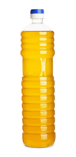 Plastic bottle of sunflower — Stock Photo, Image