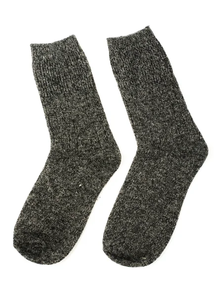 Изолированные серые носки — стоковое фото