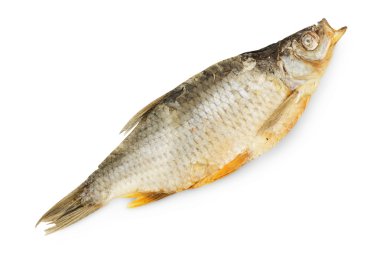 Kurutulmuş balık izole