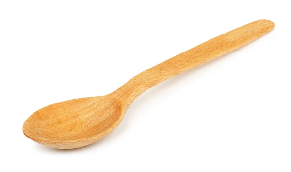 Wooden spoon isolated — Stock Photo, Image