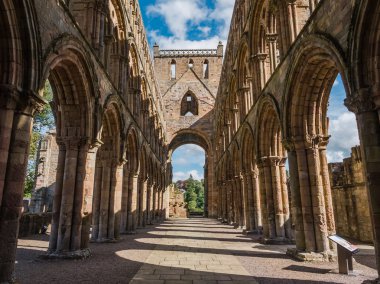 Jedburgh abbey, İskoçya