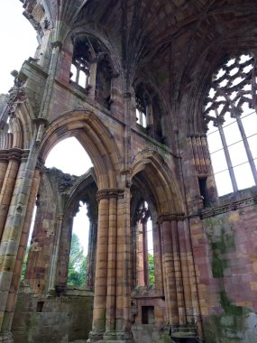 Melrose abbey, İskoçya