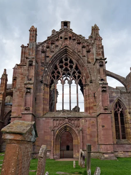 Melrose abbey, Szkocja — Zdjęcie stockowe