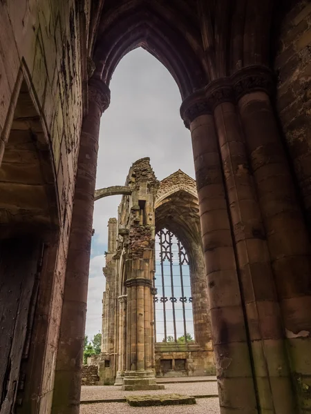 Abadia de Melrose, Escócia — Fotografia de Stock