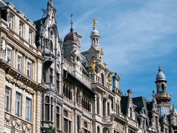 Будівлі вздовж вулиці Антверпен Меїр — стокове фото