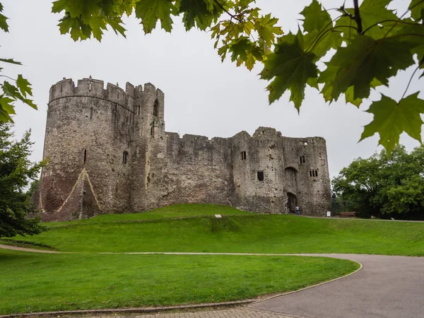 Ruinerne af Chepstow Castle, Wales - Stock-foto