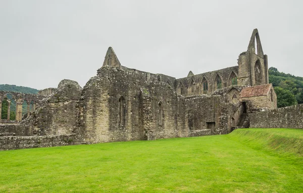 Ruinas de la Abadía de Tintern, una antigua iglesia cisterciense del siglo XII — Foto de Stock