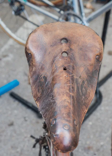 Bicicletas vintage expuestas en L 'Eroica, Italia — Foto de Stock