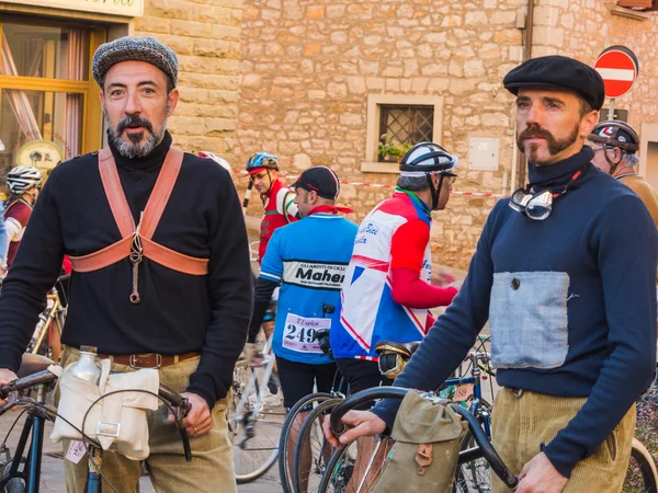 Participants non identifiés de L'Eroica, Italie — Photo