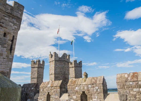 Caernarfon Castle, North Wales — Stockfoto