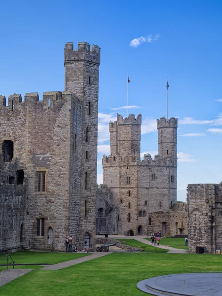 Caernarfon castle, Kuzey Galler — Stok fotoğraf