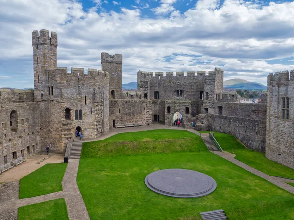 Castelo de Caernarfon, Norte de Gales — Fotografia de Stock