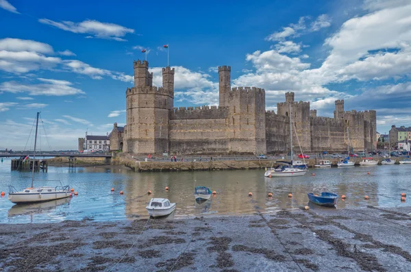 Castelo de Caernarfon, Norte de Gales — Fotografia de Stock